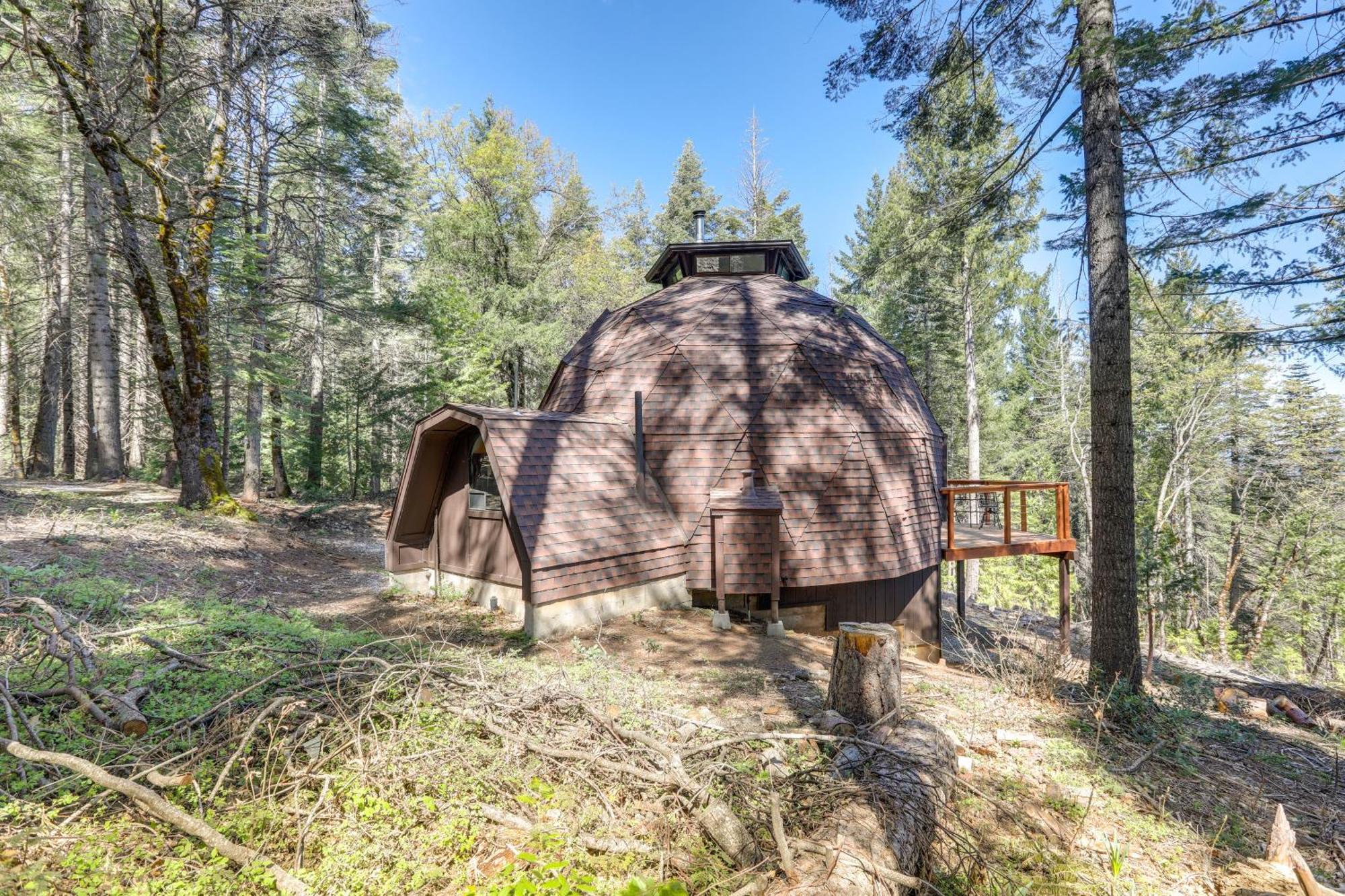 Off-Grid Nevada City Geodesic Dome House With Views! المظهر الخارجي الصورة