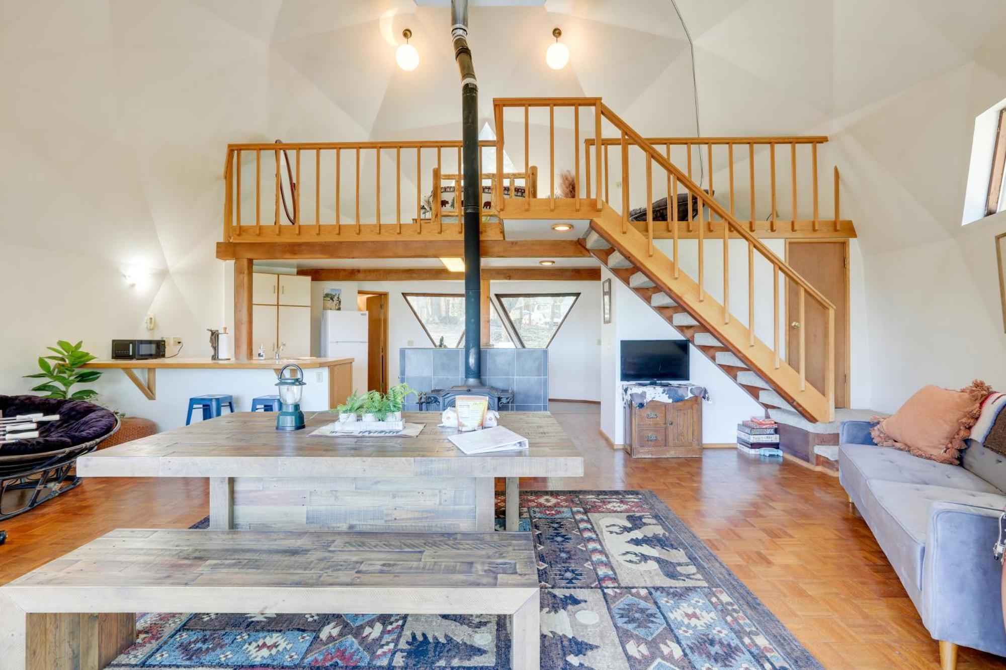 Off-Grid Nevada City Geodesic Dome House With Views! المظهر الخارجي الصورة